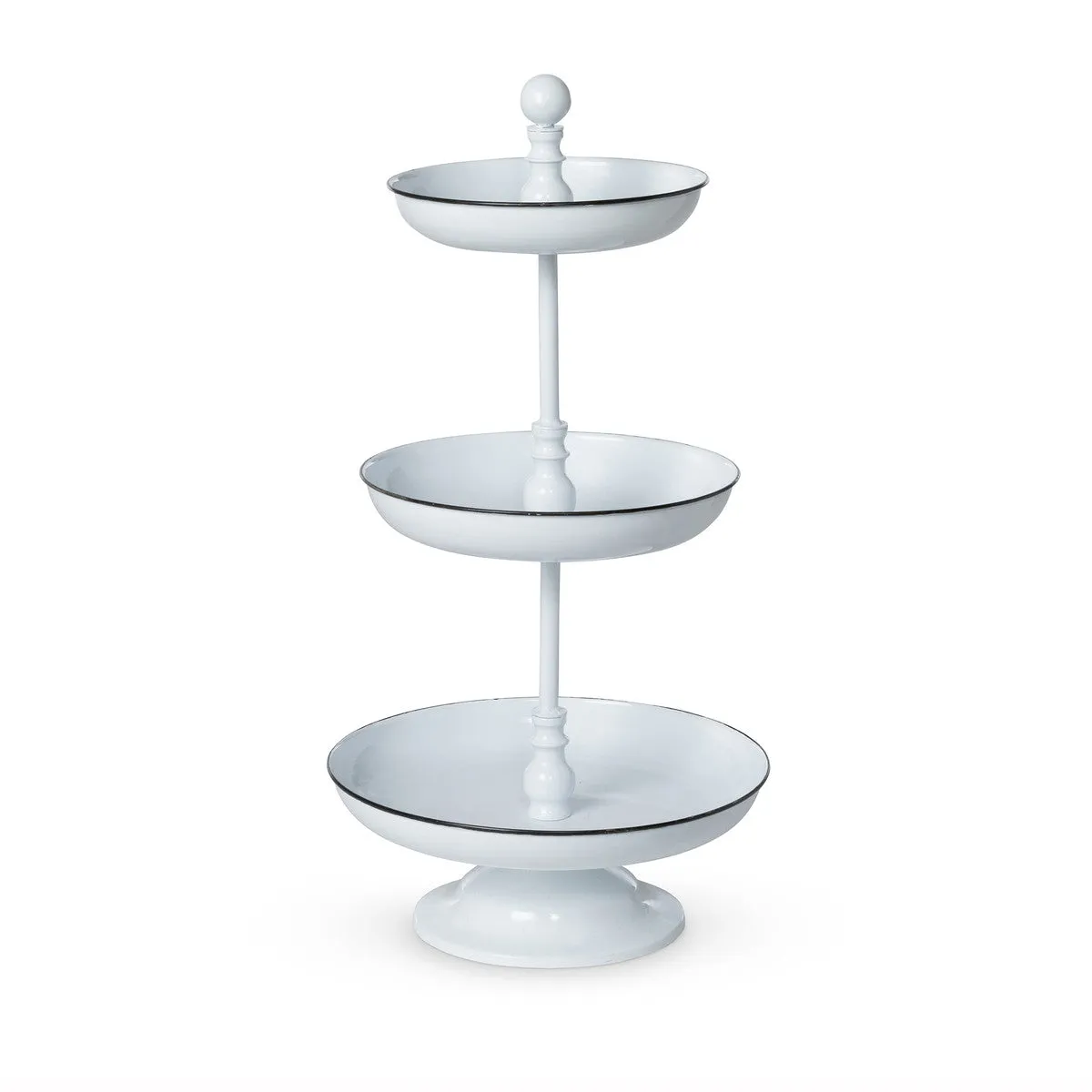 3 - Tiered Enamelware Server