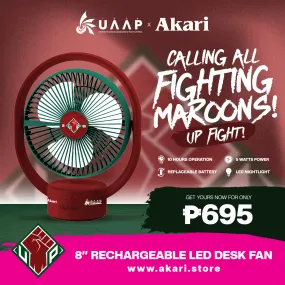 AKARI X UAAP [ UP ] - 8 Rechargeable Elliptical Fan w/ LED