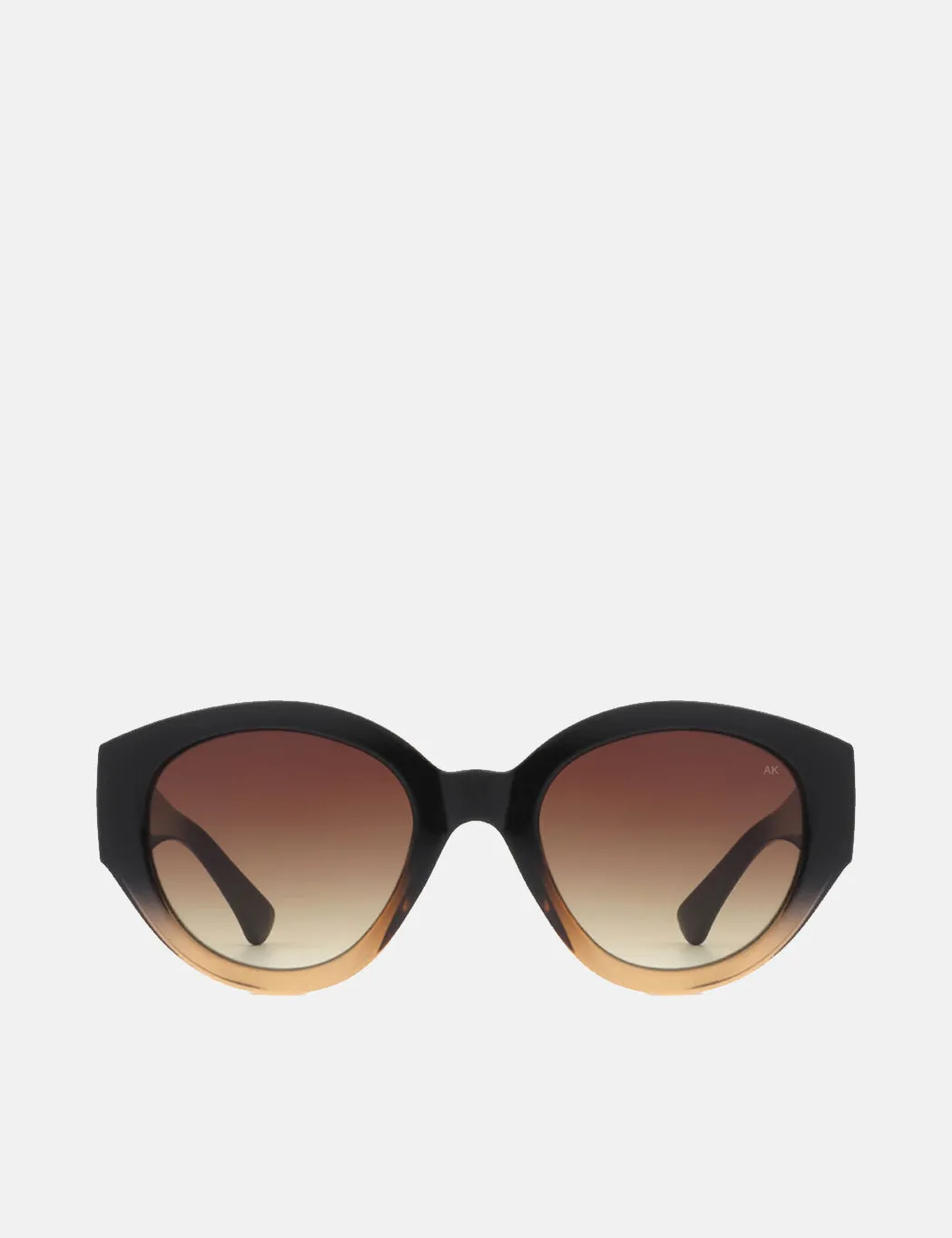 A.Kjaerbede Big Winnie Sunglasses - Black/Brown