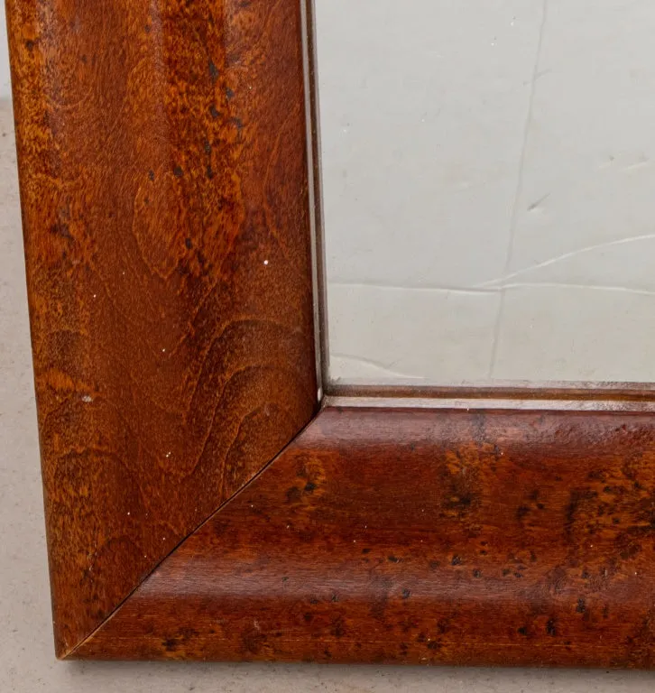 American Stained Maple Ogee Mirror, 20th C