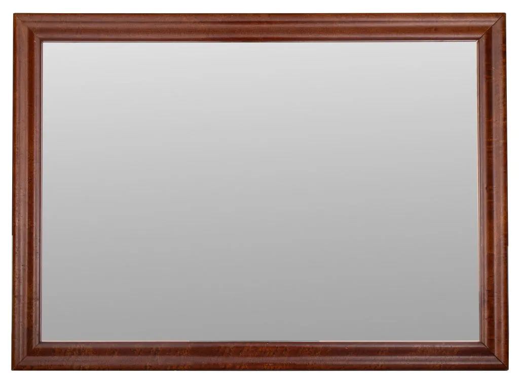 American Stained Maple Ogee Mirror, 20th C