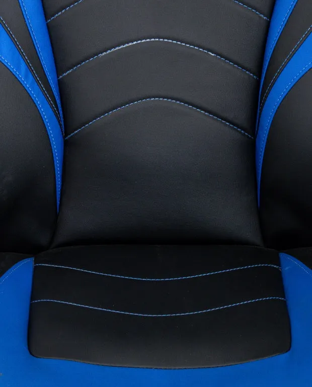 Black & Blue Extra Wide Gamer Chair Desk Chair