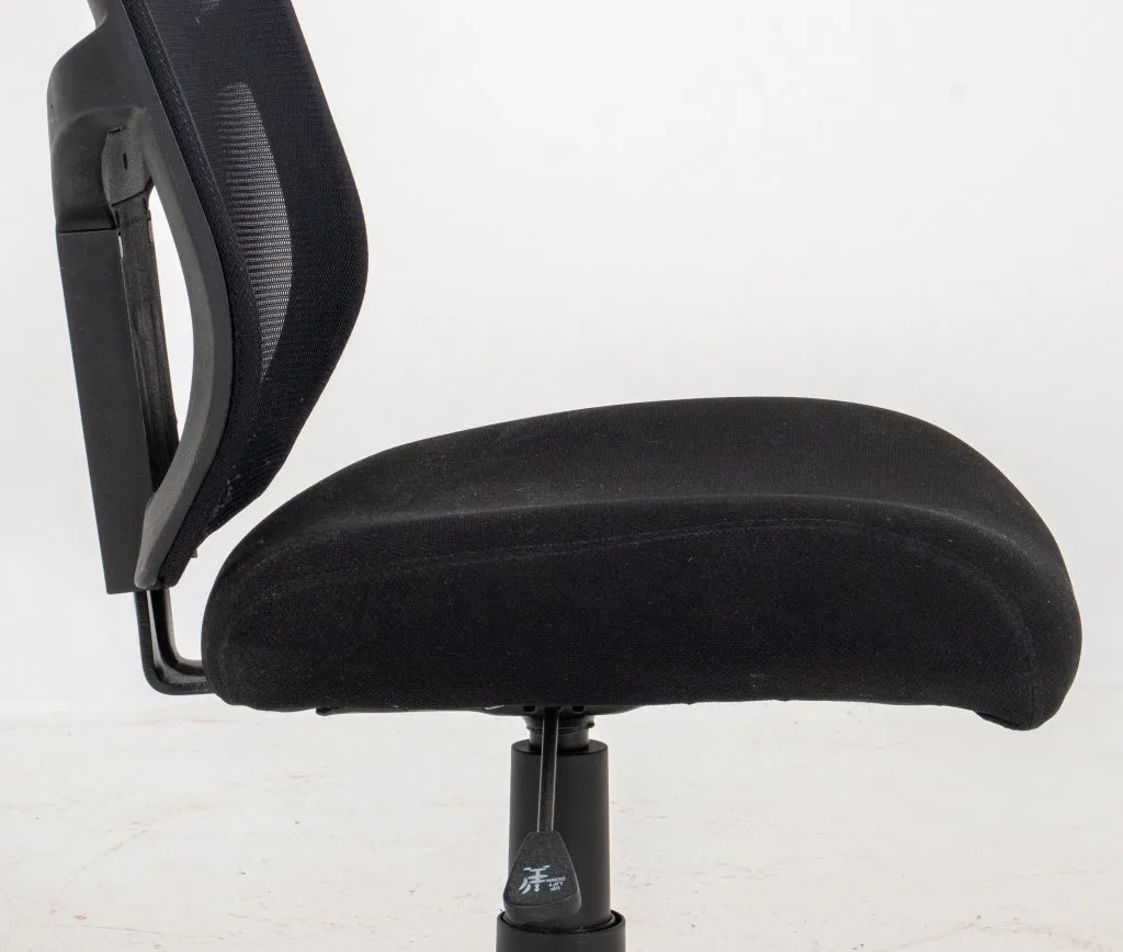 Black Fabric Office or Desk Chair