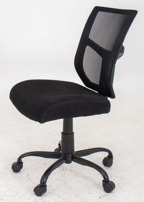 Black Fabric Office or Desk Chair