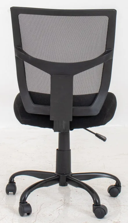 Black Fabric Office or Desk Chair