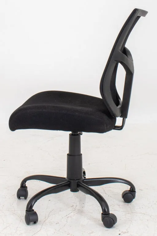 Black Fabric Office or Desk Chair