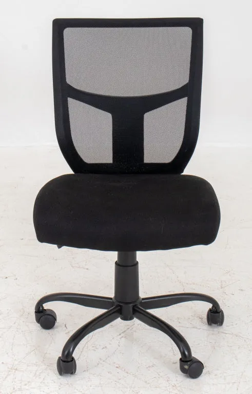 Black Fabric Office or Desk Chair