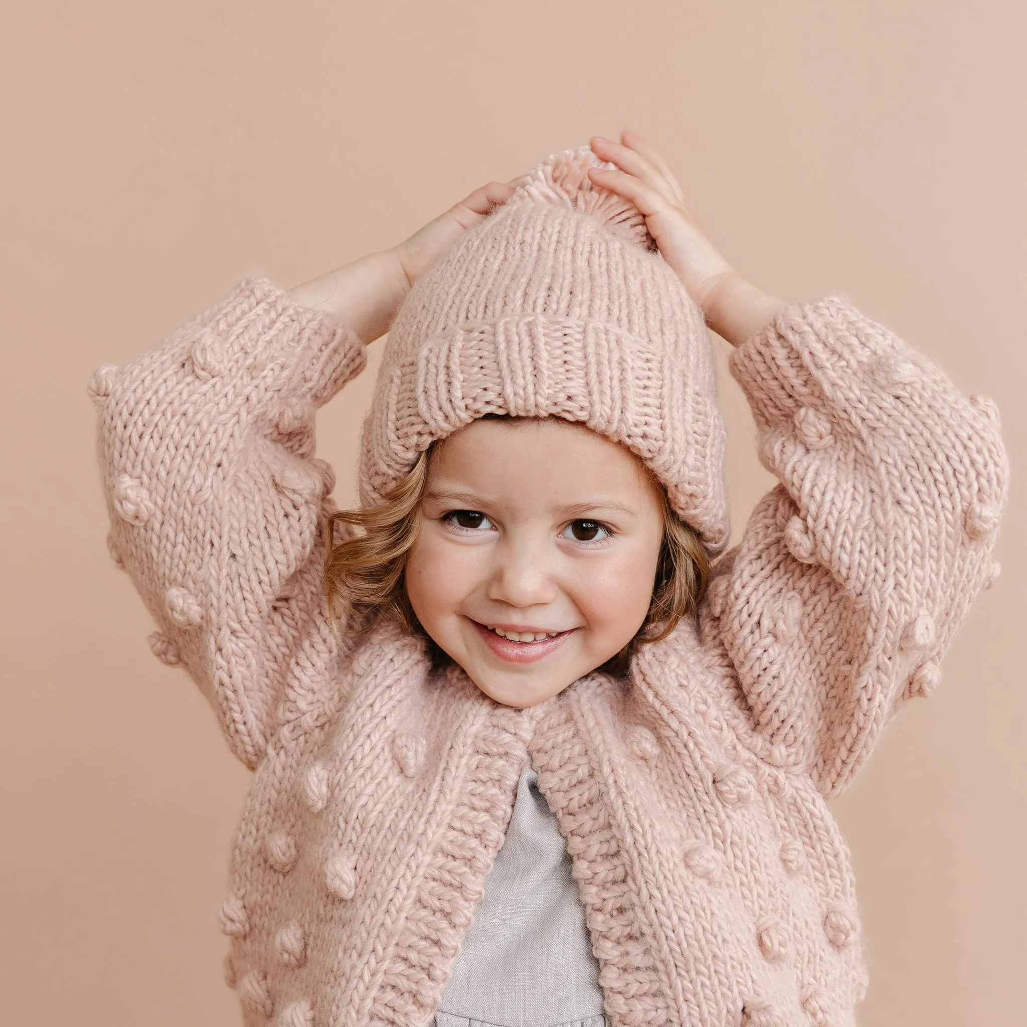 Blush Classic Pom Hat