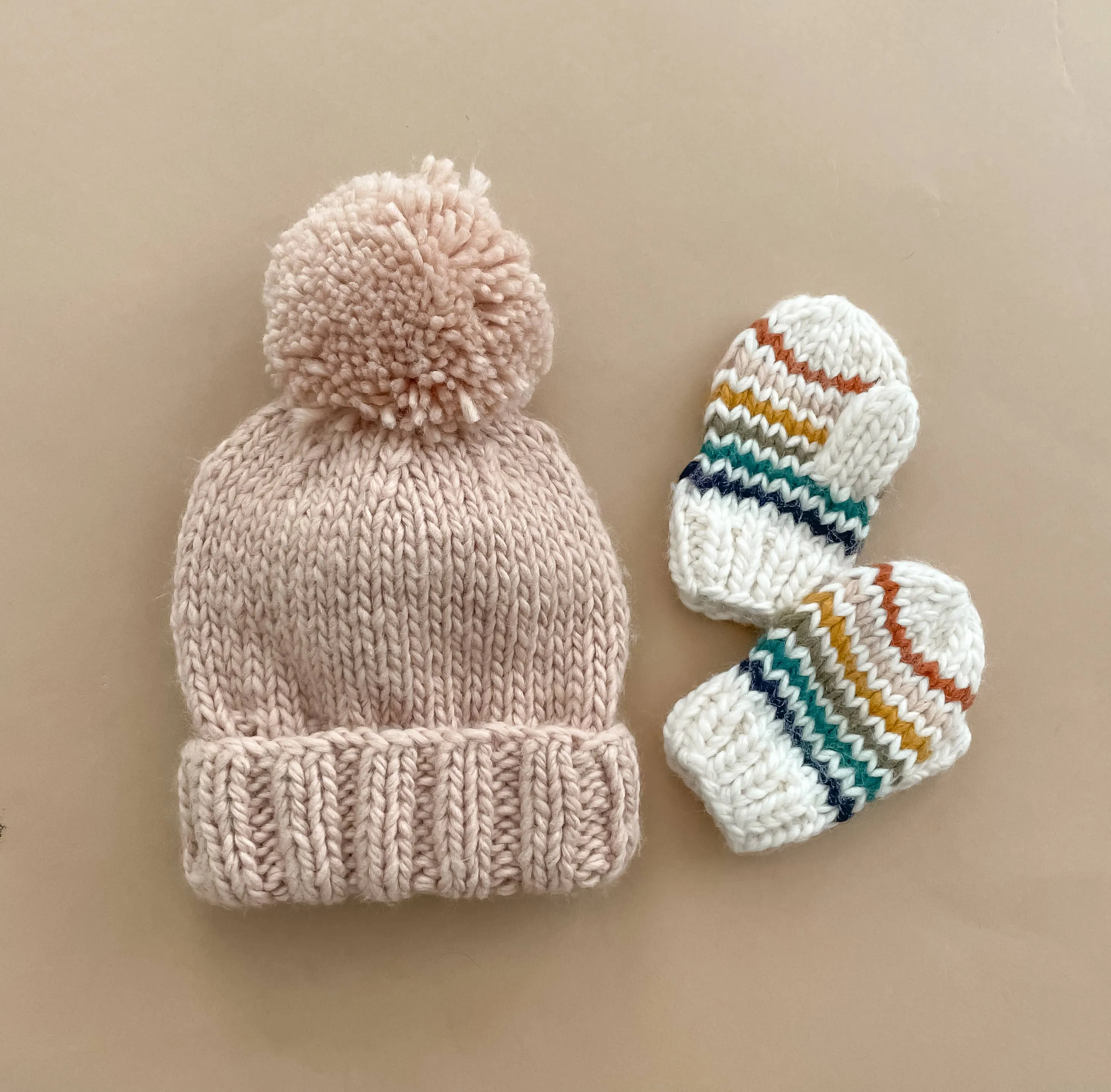 Blush Classic Pom Hat