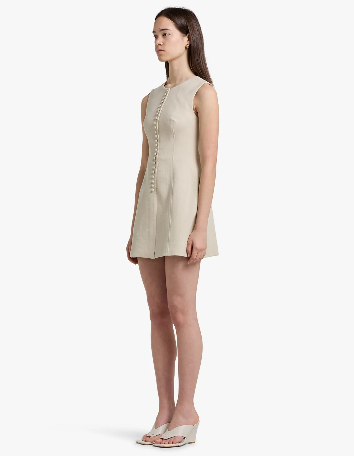 Cedar Mini Dress - Oat