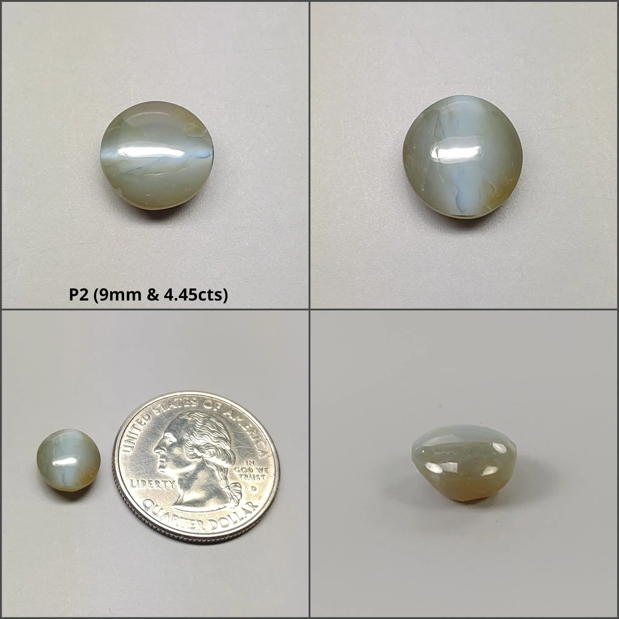 CHRYSOBERYL CAT'S EYE Gemstone Cabochon : Natural Untreated Unheated Cat's Eye Oval & Round Shape Lots