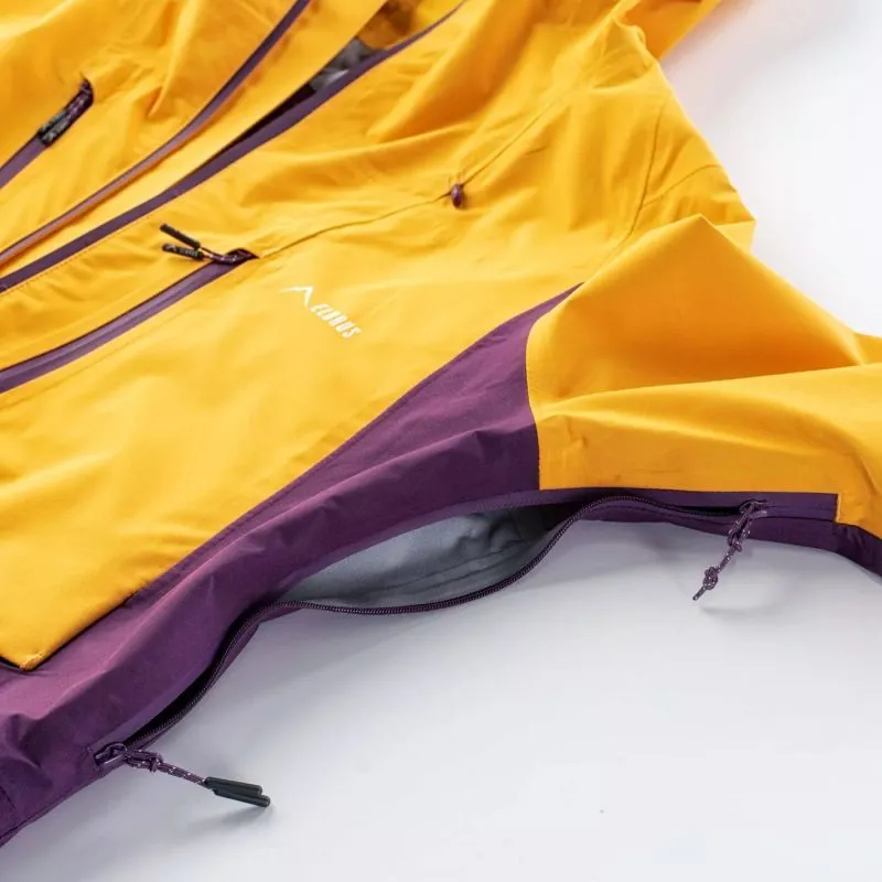 Elbrus Sorena Womens Ski Jacket - Yellow/Purple