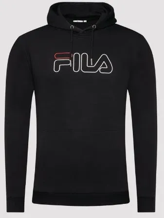 FELPE MAN BLACK LOGO FRONTALE