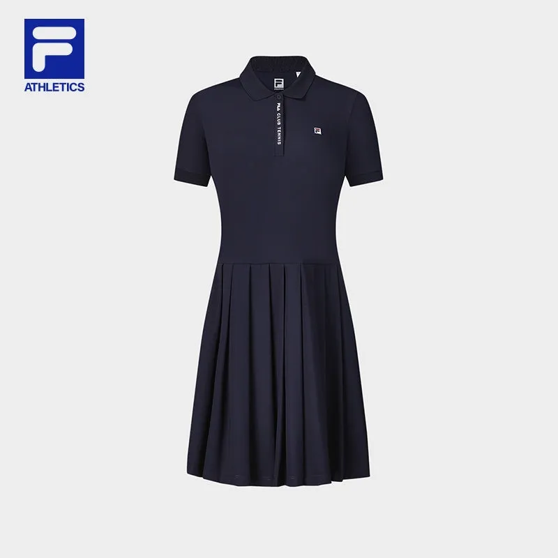 FILA CORE ATHLETICS TENNIS Women Dress in Navy