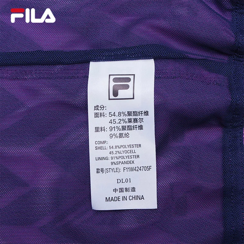 FILA CORE WHITE LINE EMERALD Women Woven Vest in Full Print