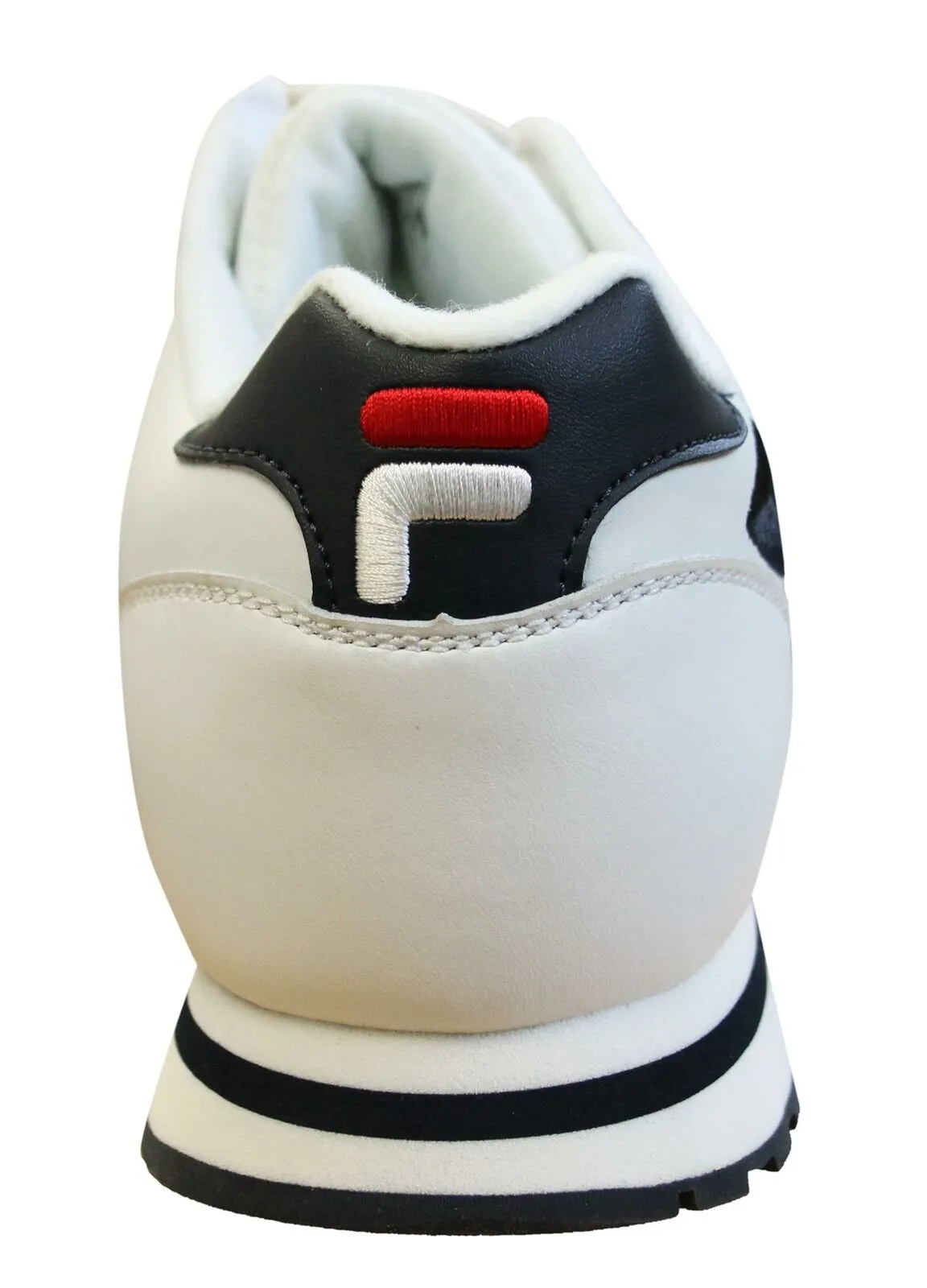 Fila Eurowedge MB Kids White Leather Lace Up Juniors Trainers 32J300LT 150