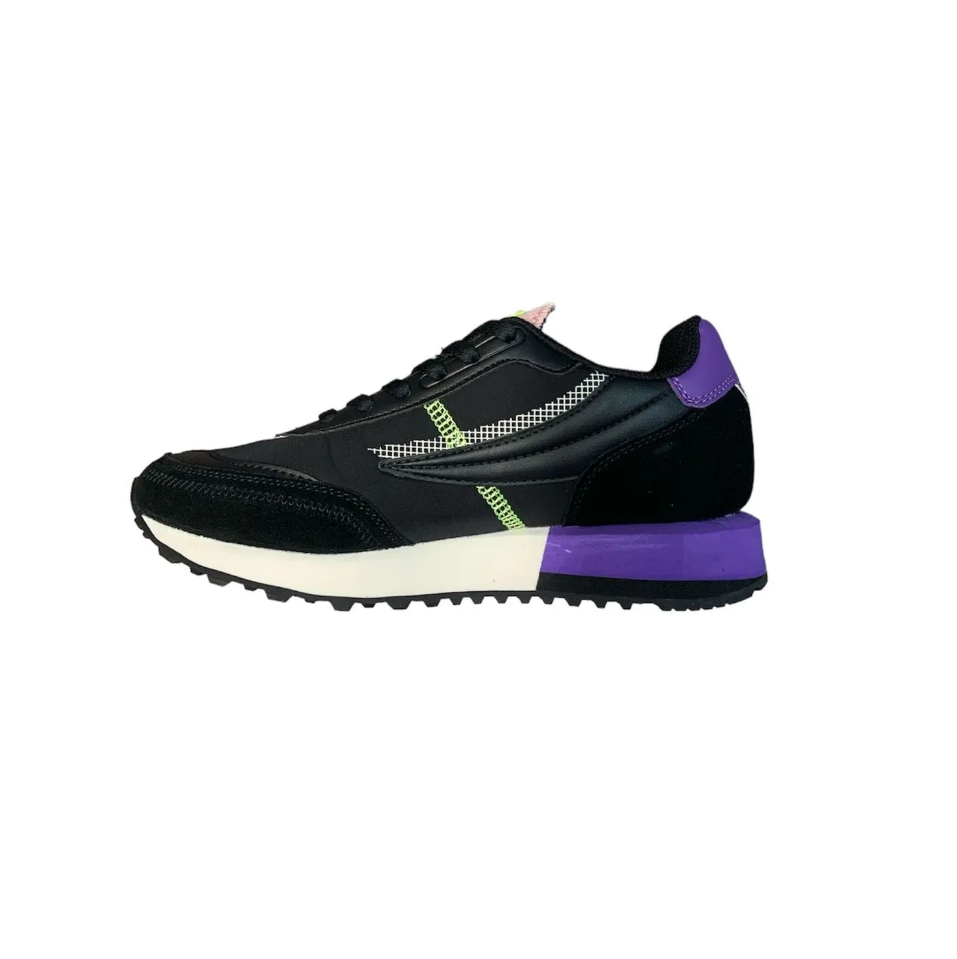 Fila Retronique Nero Viola Verde