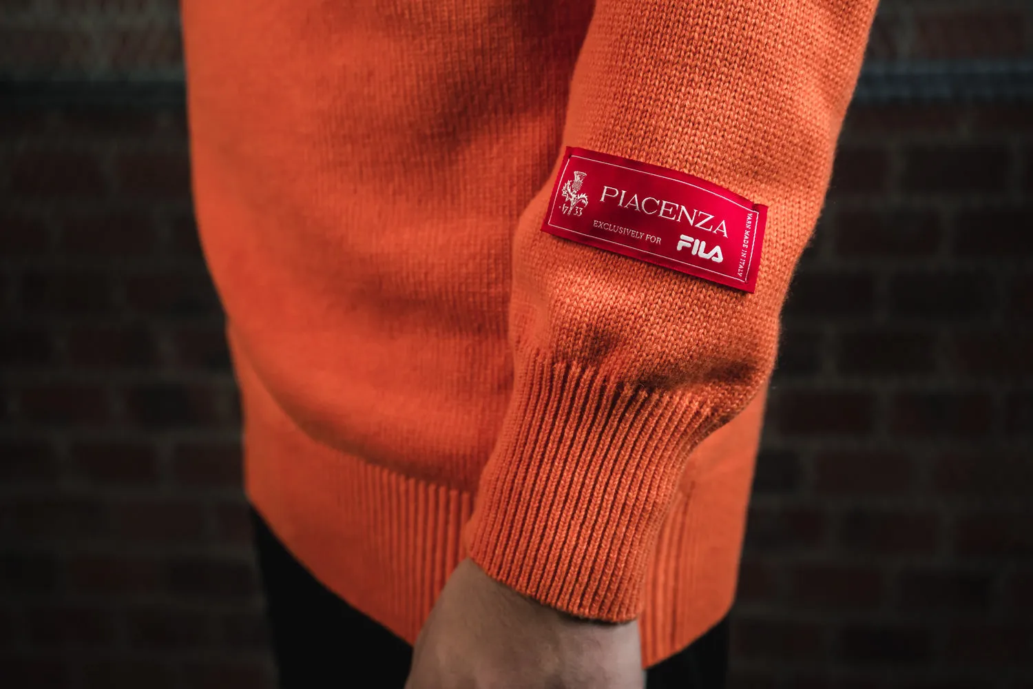 Fila x Piacenza Cashmere Blend Sweater - Made in Italy