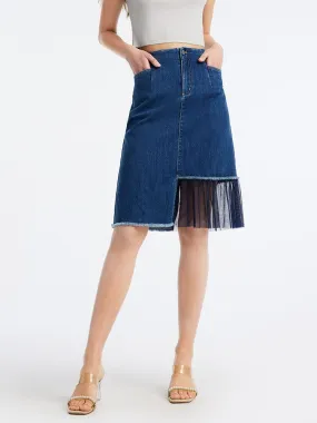 Fitted H-shaped Skirt