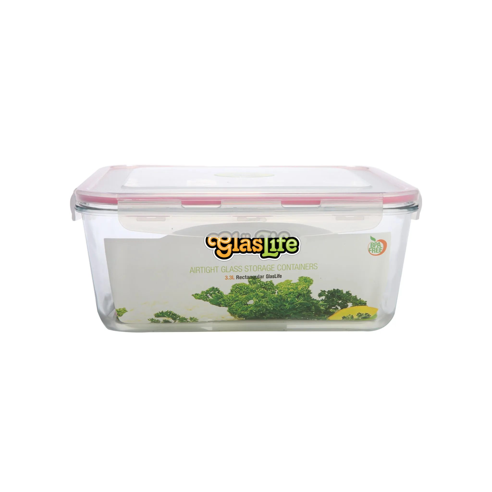 GlasLife Airtight Rectangular Glass Storage Container