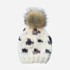 Hannah Leopard with Fur Pom Pom