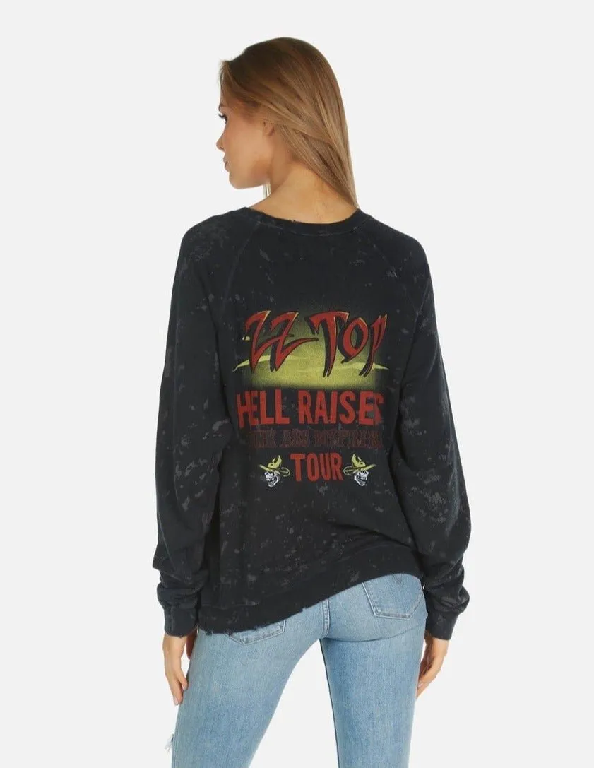 Lauren Moshi Anela ZZ Top Band Sweater