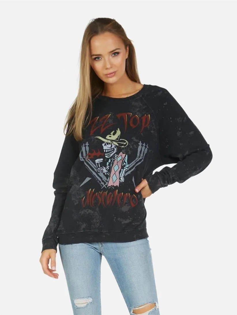 Lauren Moshi Anela ZZ Top Band Sweater