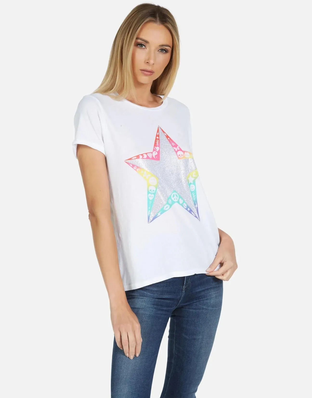 Lauren Moshi Edda Elements Star T-Shirt