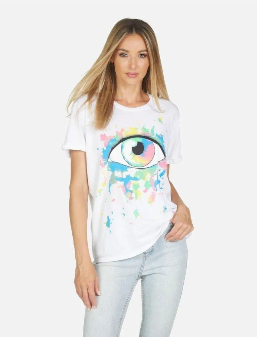 Lauren Moshi Edda X Watercolor Eye T-Shirt