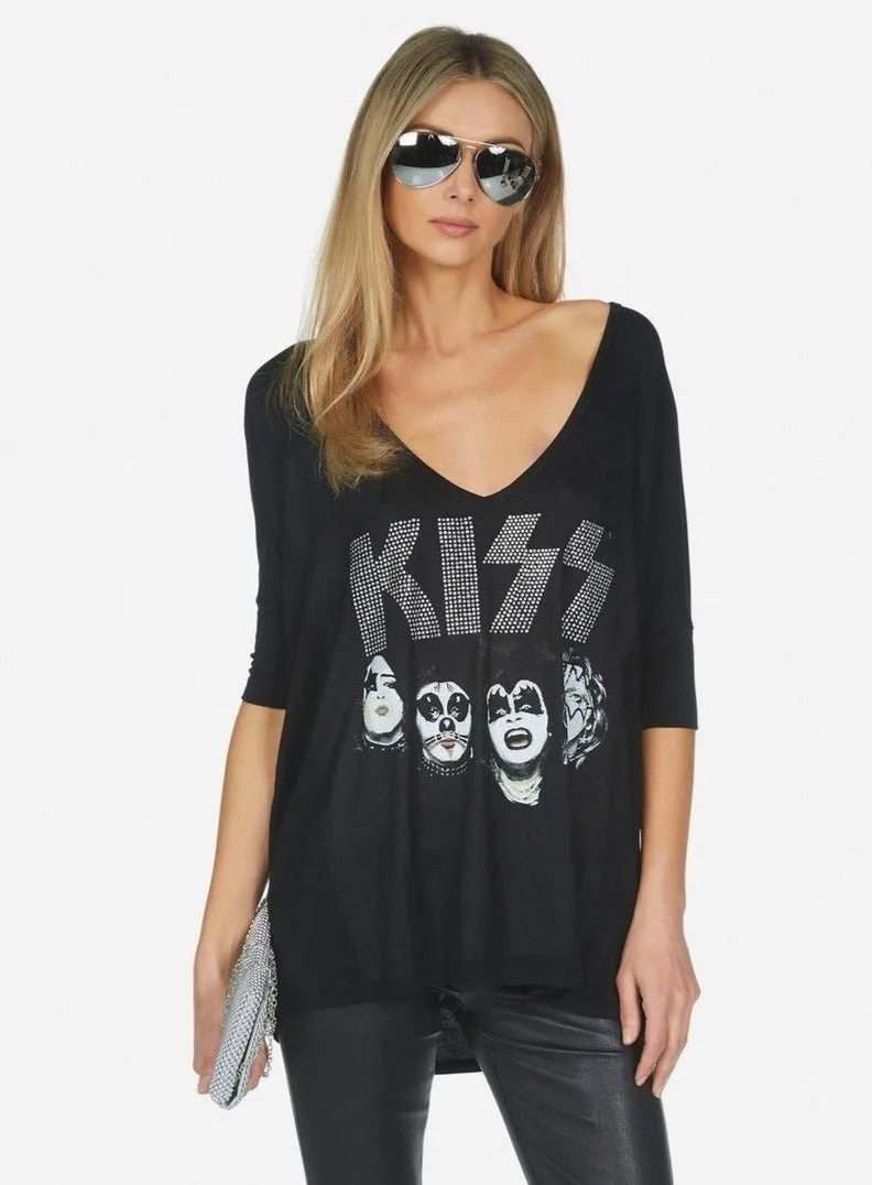 Lauren Moshi Eva x Kiss Oversized T-Shirt