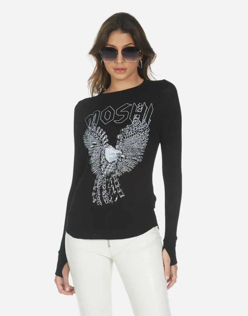 Lauren Moshi Mckinley Moshi Eagle Thermal Top