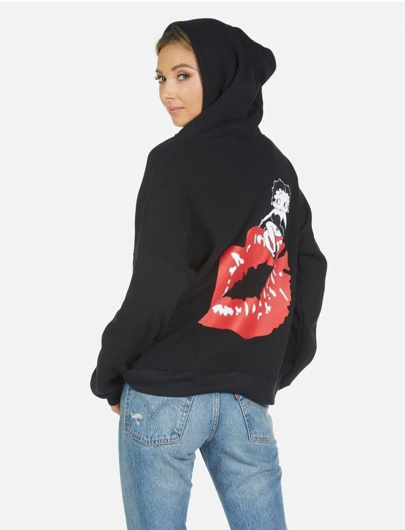 Lauren Moshi Melanie Betty Boop Hooded Pullover as seen on Sophie Turner