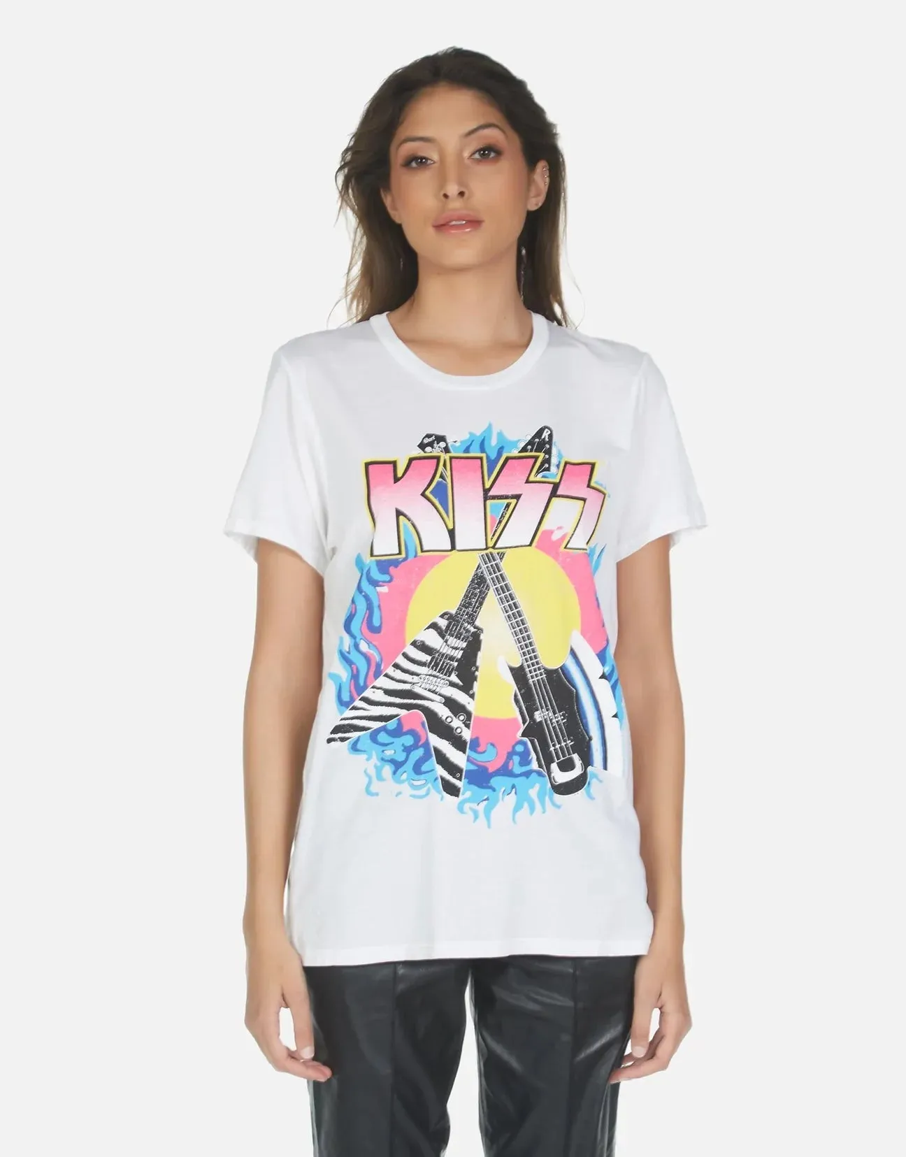 Lauren Moshi Wolf KISS Animalize T-Shirt