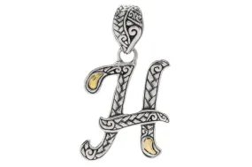 Letter H Pendant