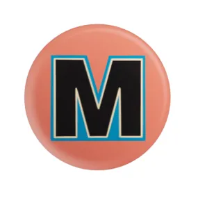 Letter M Button