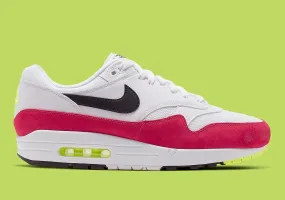 Nike - Air Max 1 White Black Volt Rush Pink