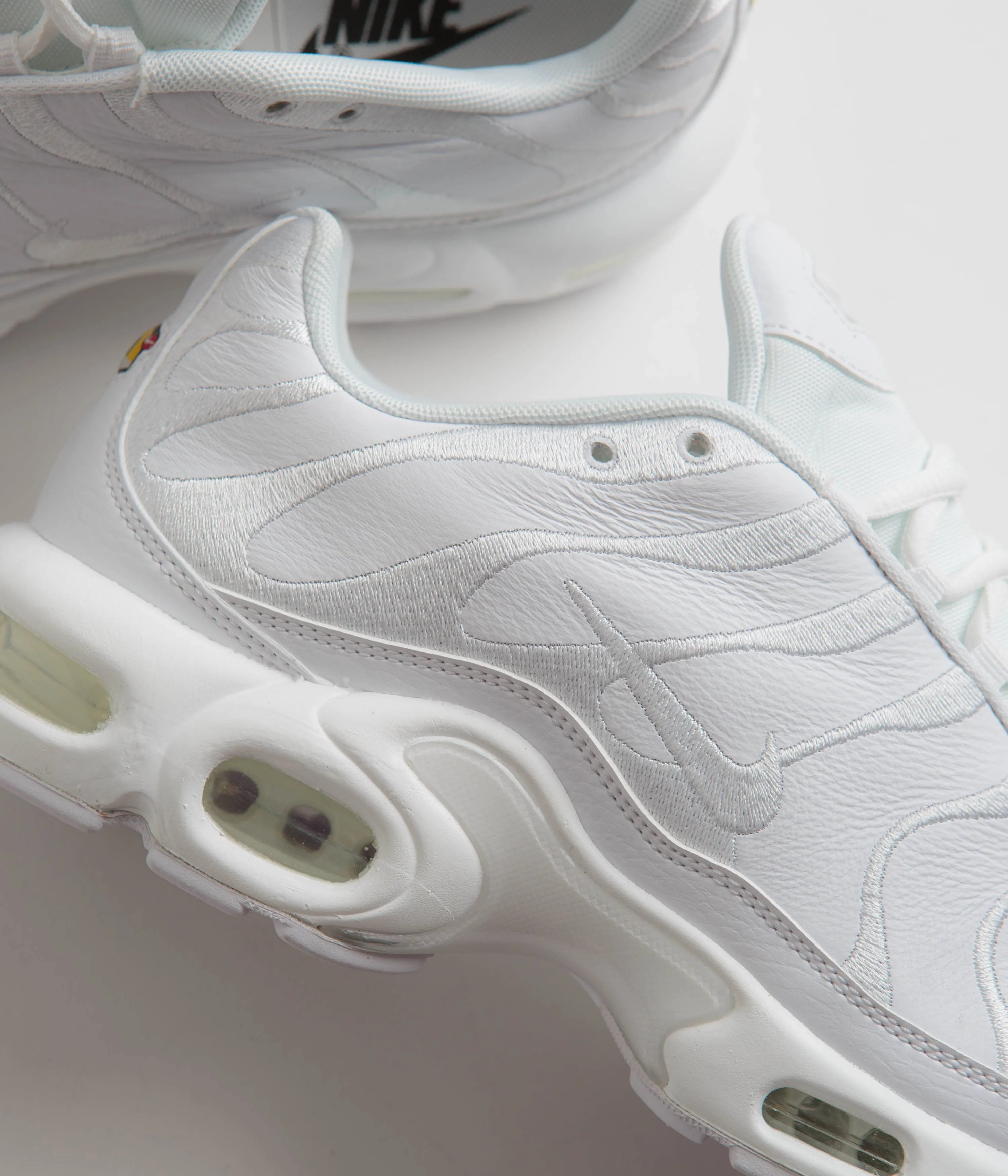 Nike Air Max Plus Shoes - White / White - White