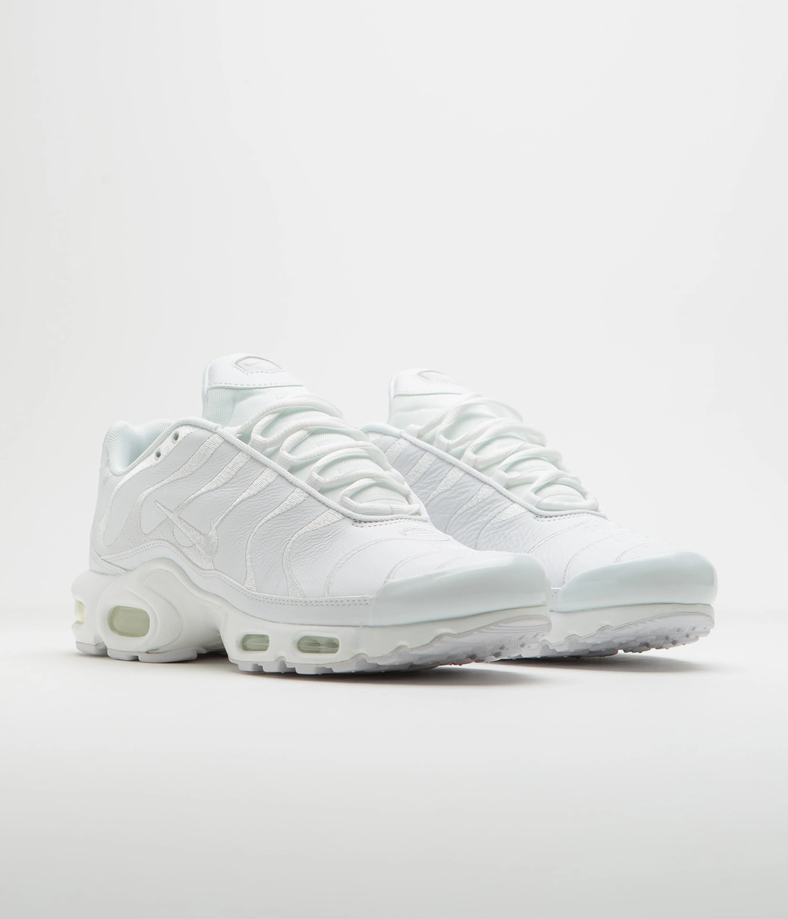 Nike Air Max Plus Shoes - White / White - White