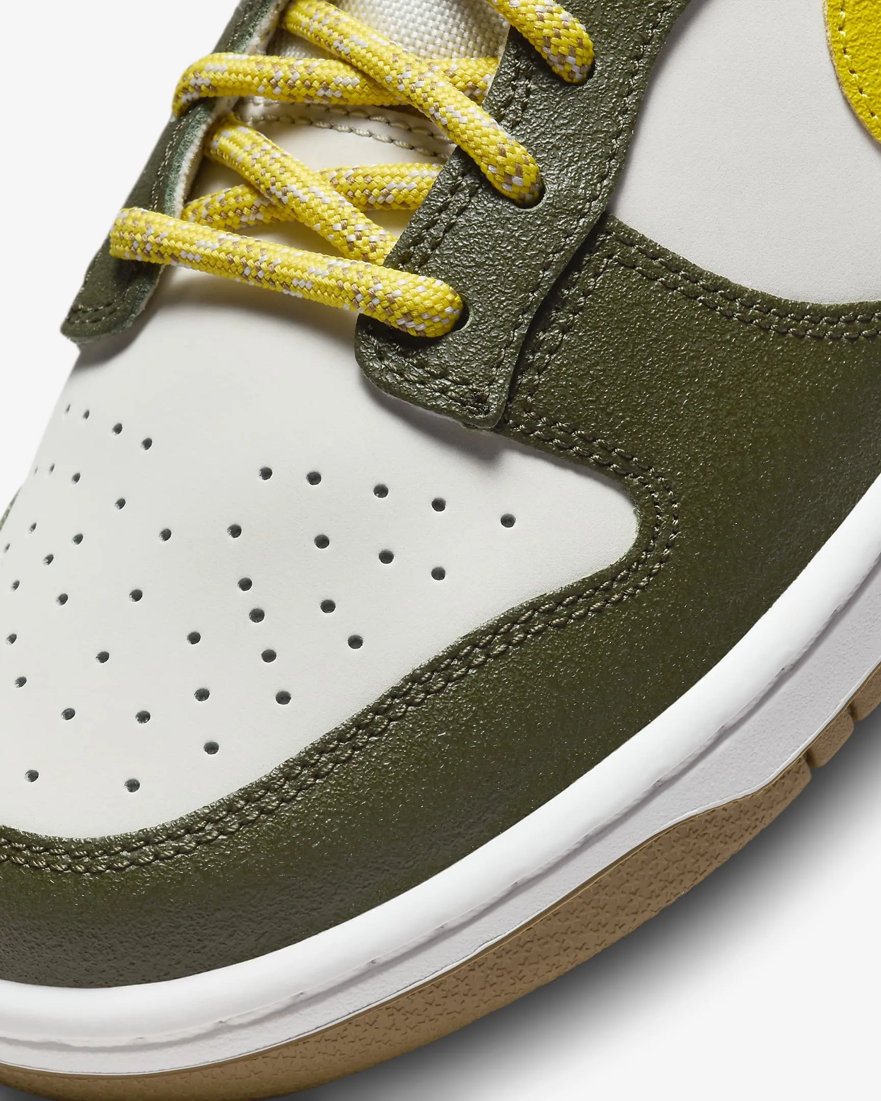 Nike Dunk Low Cargo Khaki Vivid Sulfur Mens