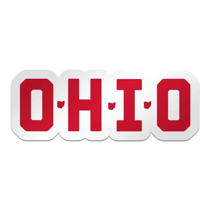 O-H-I-O Sticker