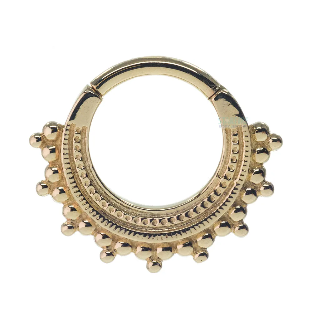 "Afghan" Hinge Ring in Gold