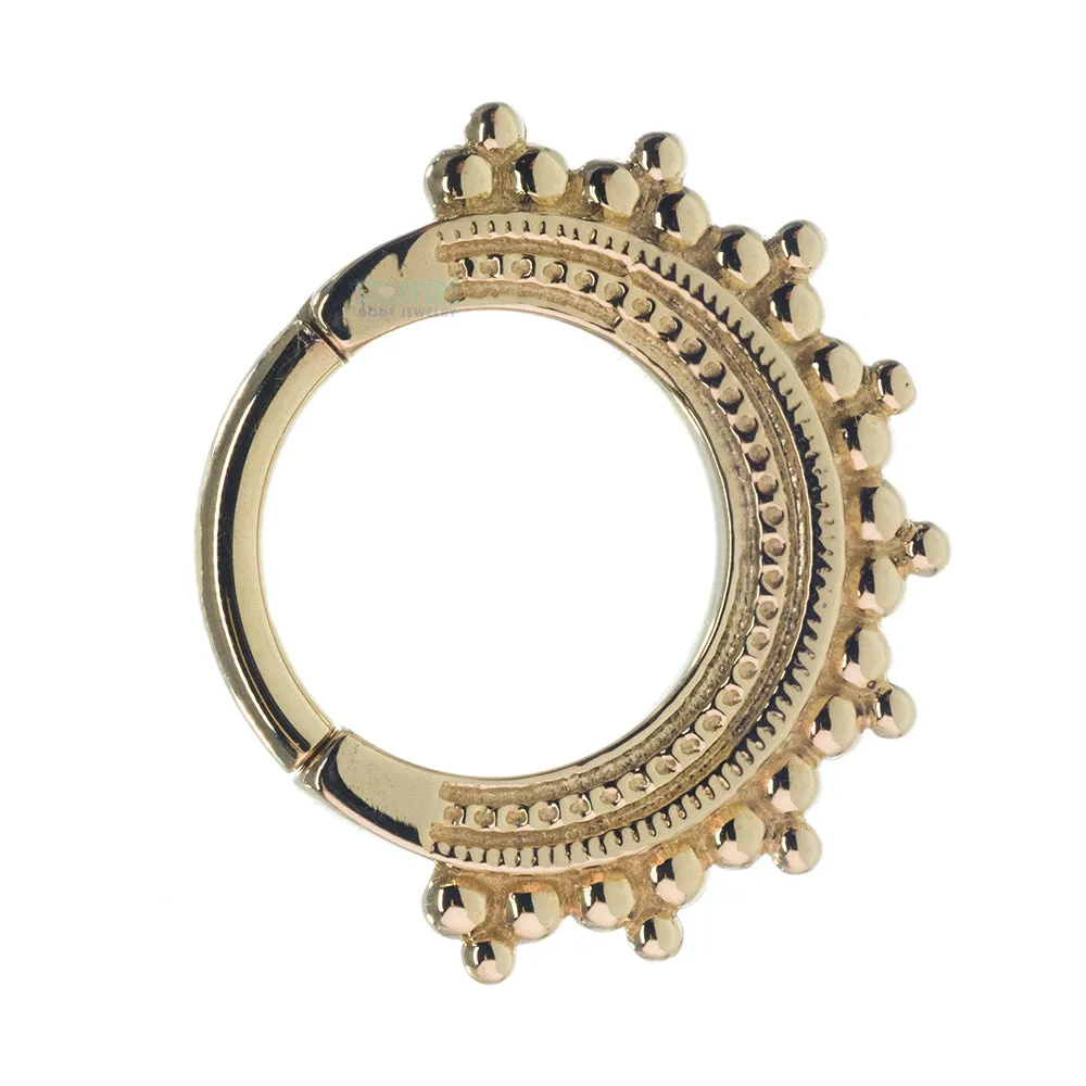 "Afghan" Hinge Ring in Gold