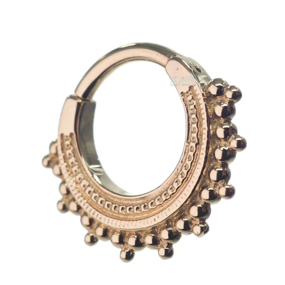 "Afghan" Hinge Ring in Gold