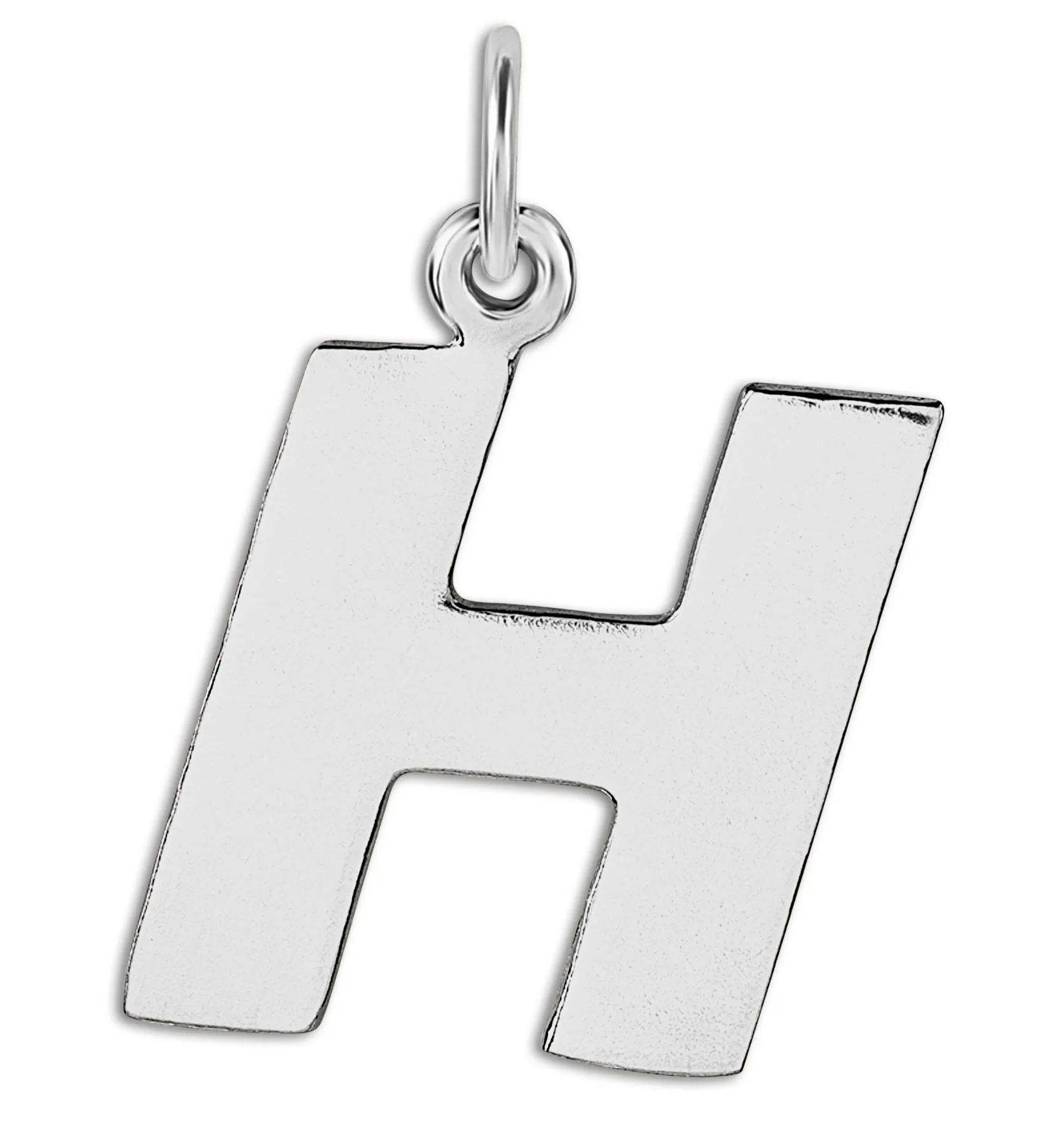 "H" Cutout Letter Charm