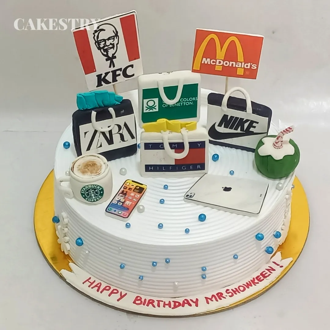 Shopaholic Mens 1kg Cake