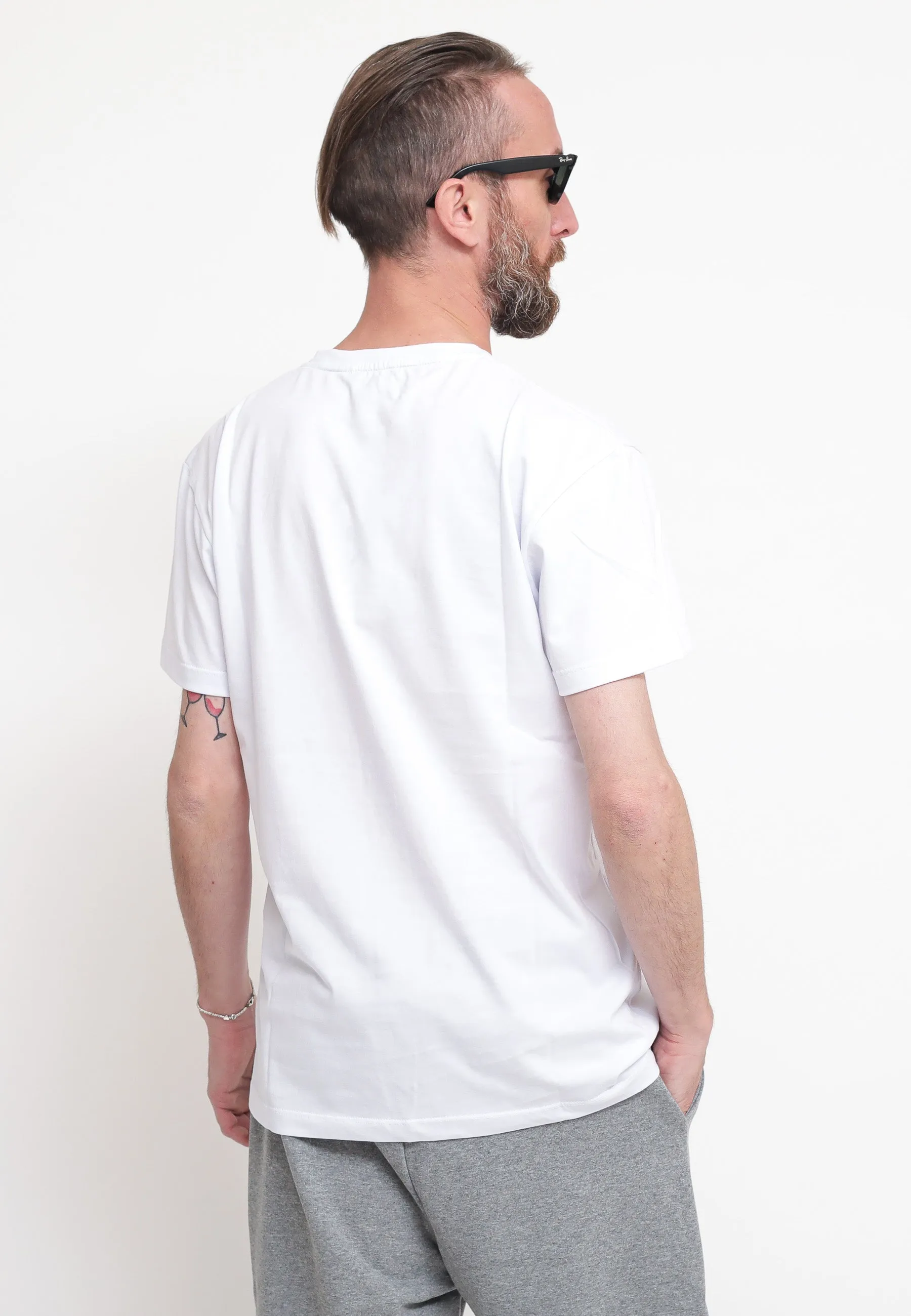 T-Shirt M/M Stampa Logo - Bianco