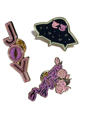 Trixy Starr x Grateful Dead Pin Set