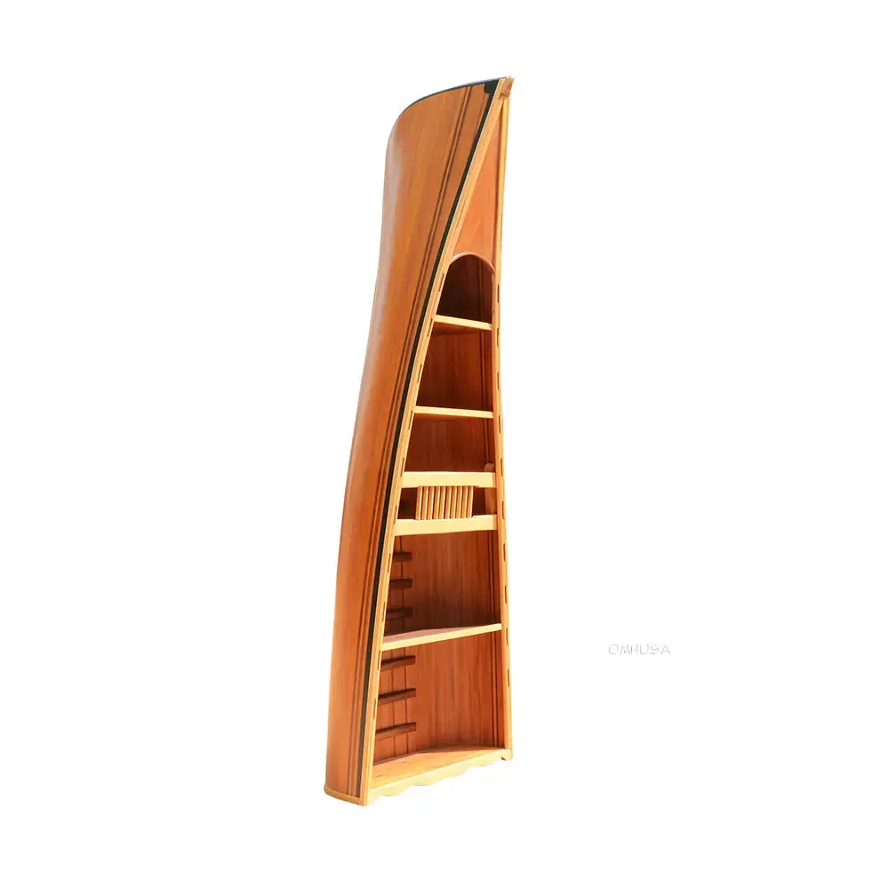 Wooden Canoe Book Shelf