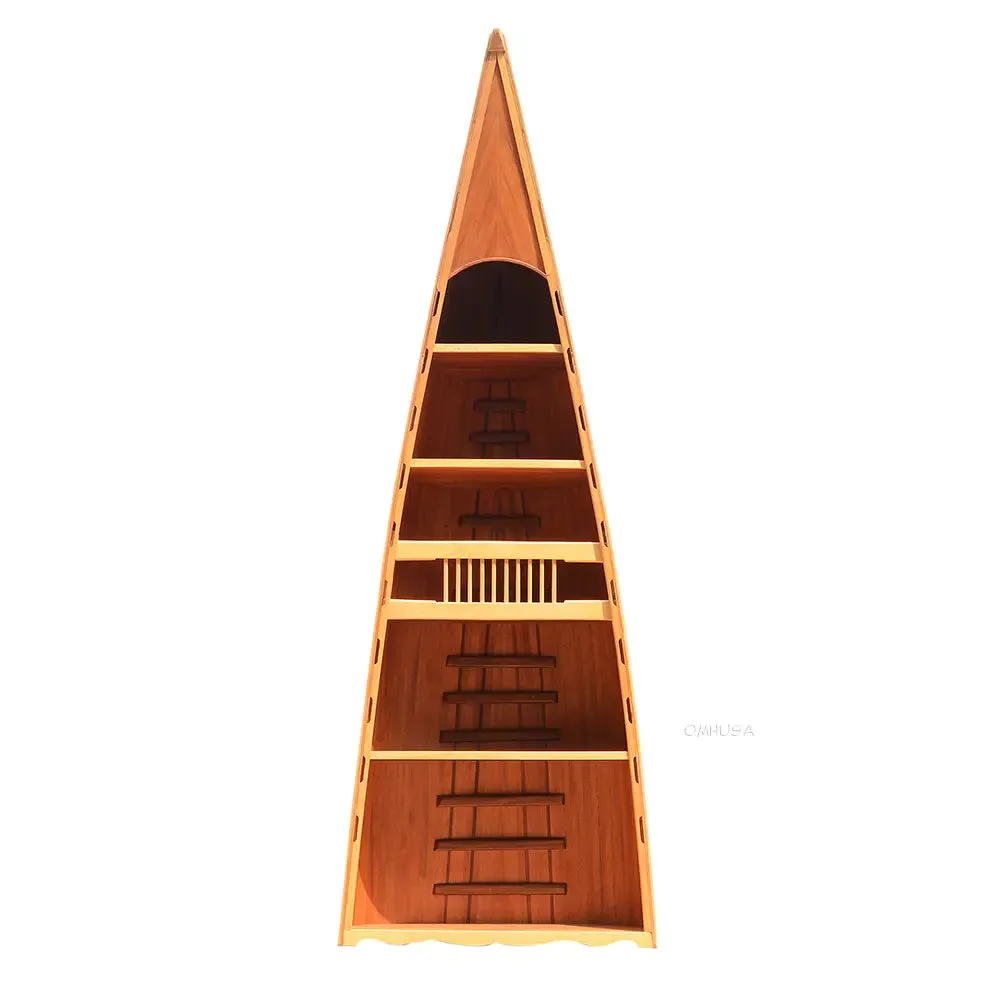 Wooden Canoe Book Shelf