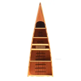 Wooden Canoe Book Shelf